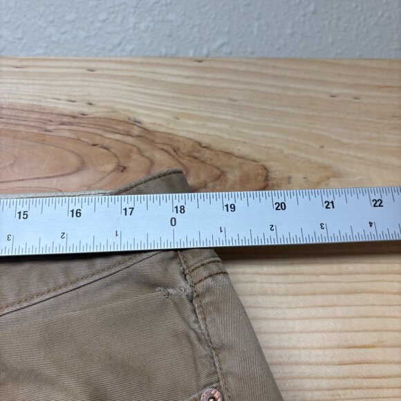 Vintage Ralph Lauren Pants Mens 36x32 Brown Tan Chino Classic 817 Distressed - Picture 9 of 12